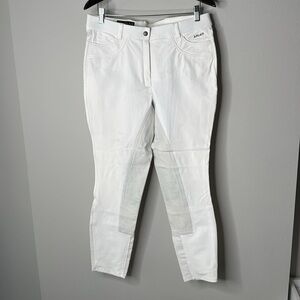 Ariat Olympia Full Seat Breeches in White Women's Size 36 Long